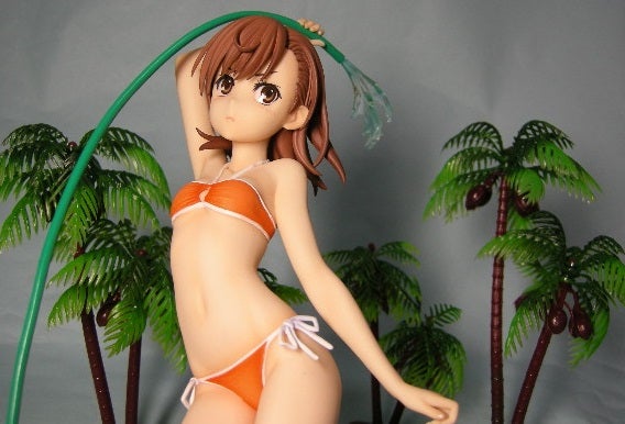 とある科学の超電磁砲 S 御坂美琴 水遊びフィギュア アニメver