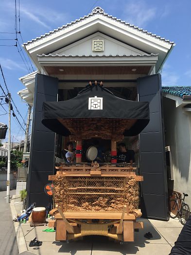 岸和田祭直前！だんじり小屋めぐり | 板原村のだんじり会館