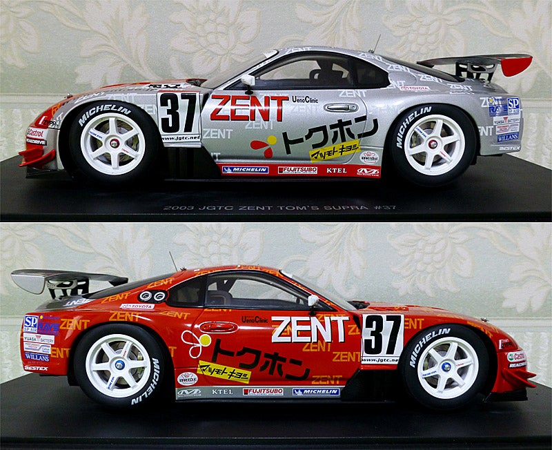 AUTOart 1/18 JGTC 2003 ZENT TOM'S SUPRA #37 | 今日もガツンと行くで～!!