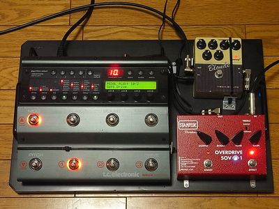 エフェクターボード その10の1 | ギター→シールド→エフェクター→アンプ