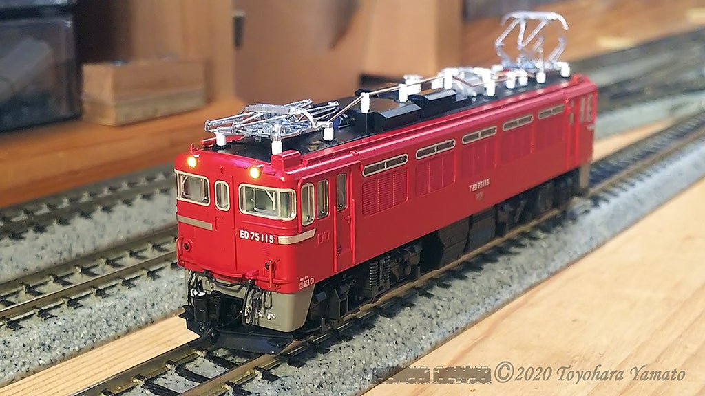 Nゲージ ED75 115入線～KATO製改造車 | 重単5175 ～鉄道模型と鉄道写真