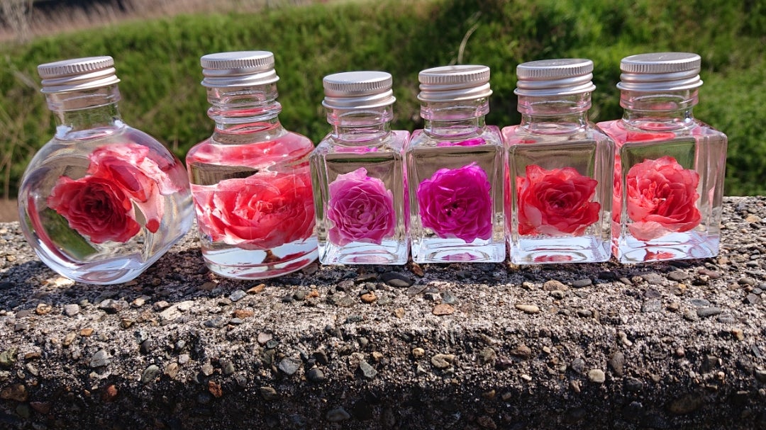 新作・薔薇のハーバリウムが完成です♪ | 新潟県 長岡市 理容室 床屋