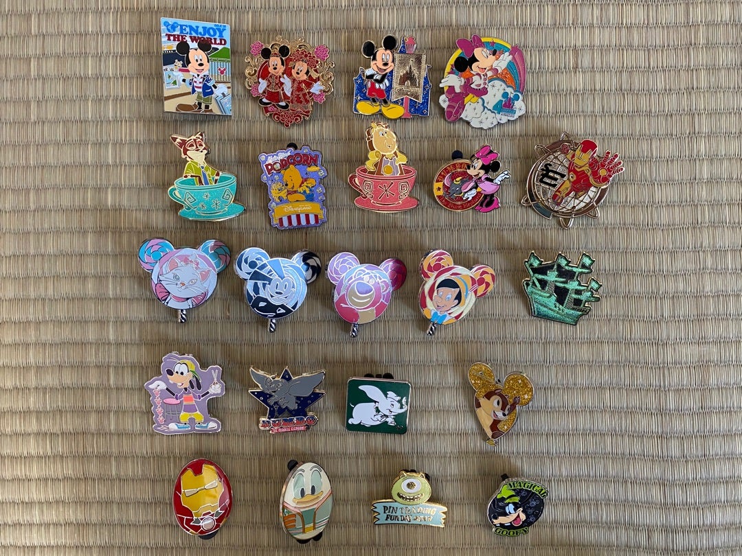 HKDL】香港ディズニーのピンバッジを整理してみた！2019年版