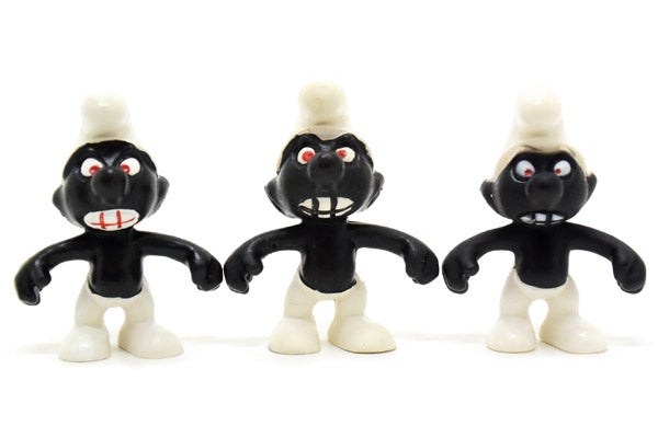 SMURF/スマーフのレギュラーのPVCフィギュアを順々に…ピックしていき