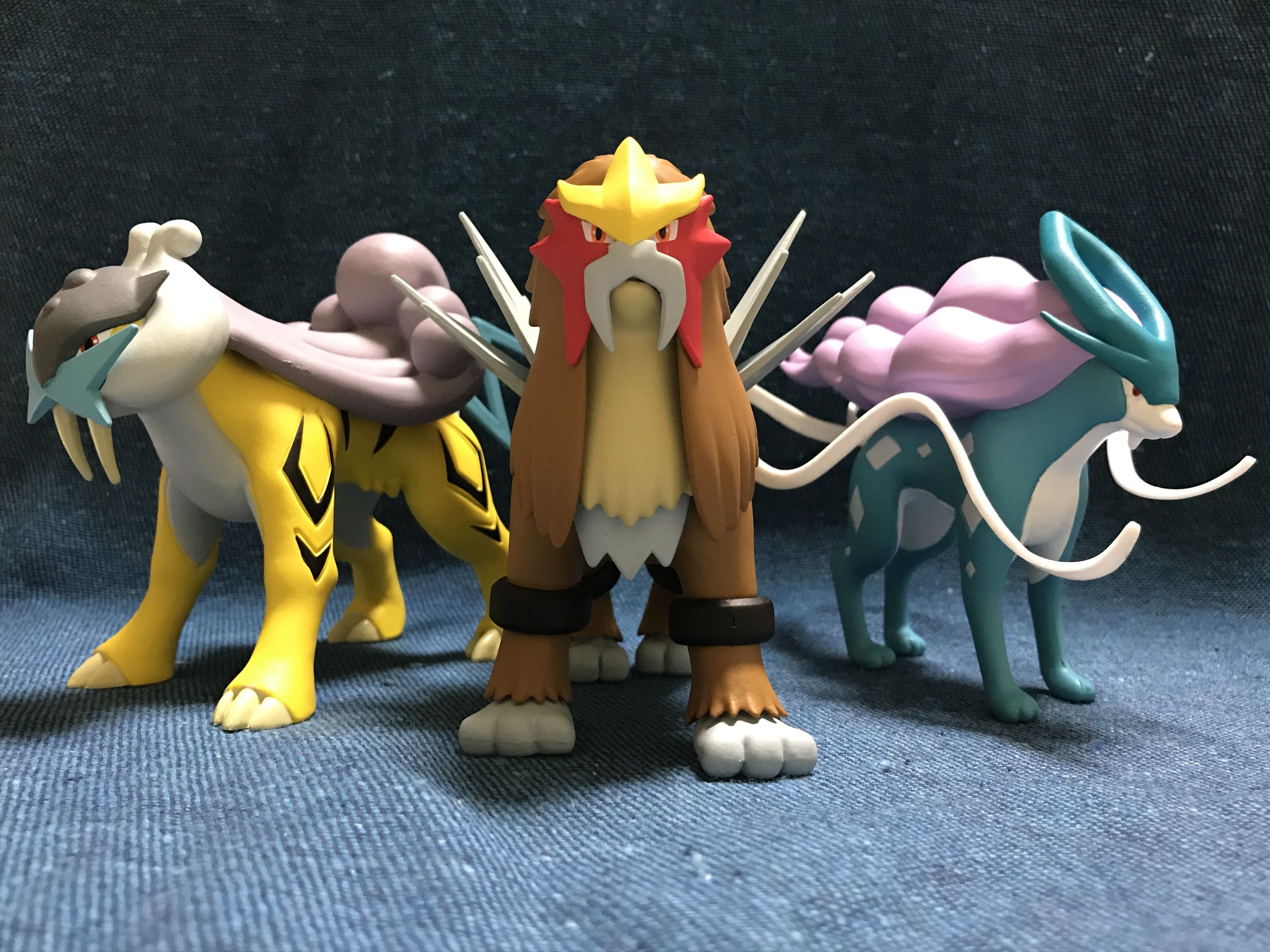 ポケモンスケールワールド ジョウト地方 ライコウ＆エンテイ＆スイクン
