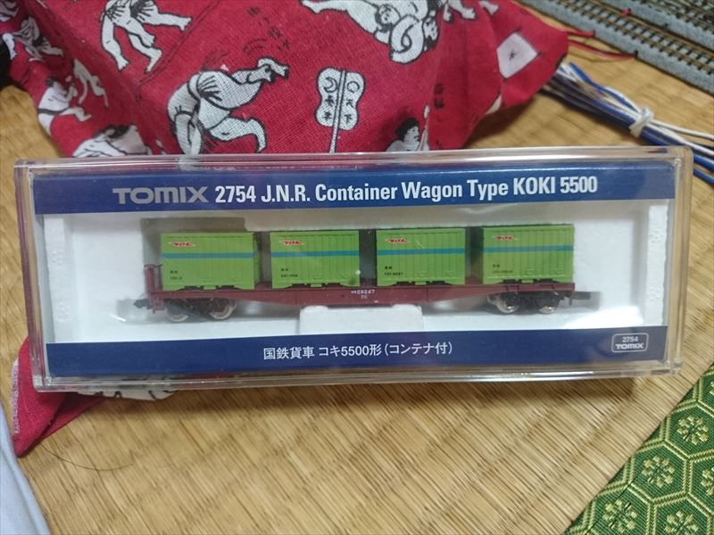 祝！ TOMIX コキ5500 入線！（1両だけw） | キハでGo！