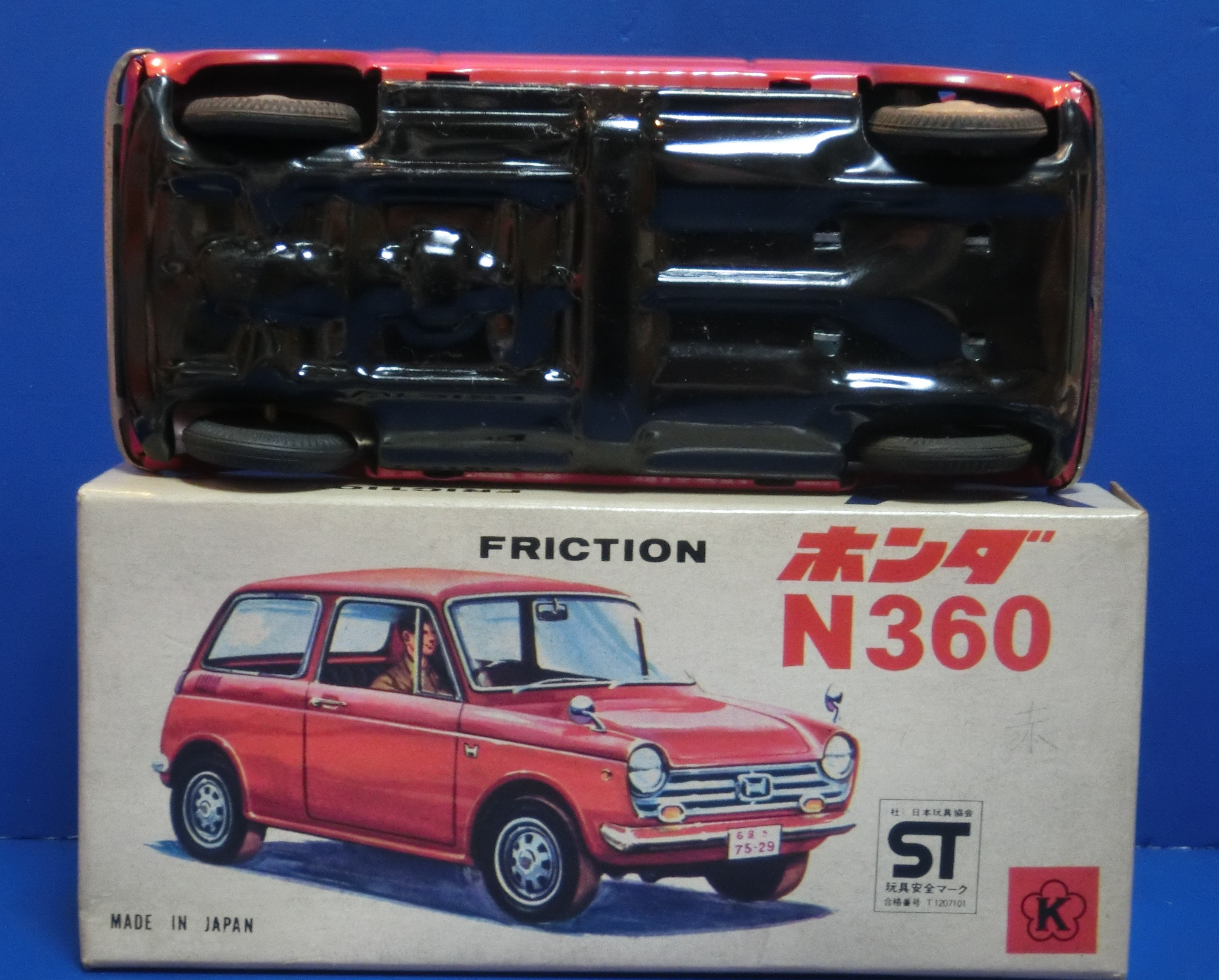 ☆1967年光球商会ホンダN360大小サイズ ～ ブリキ自動車コレクション