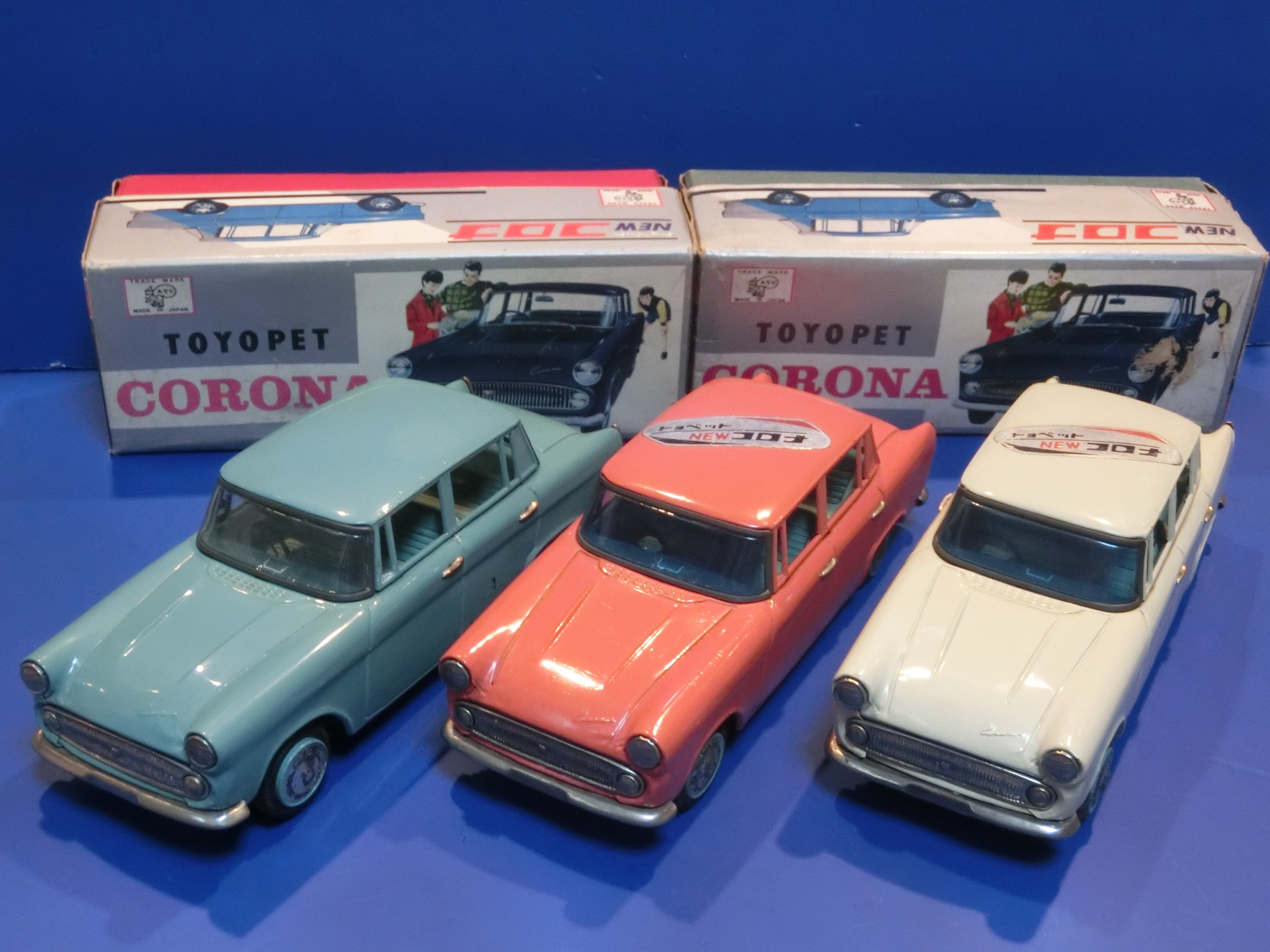 ☆1960年 旭玩具1/18トヨペットコロナPT20型 ～ ブリキ自動車