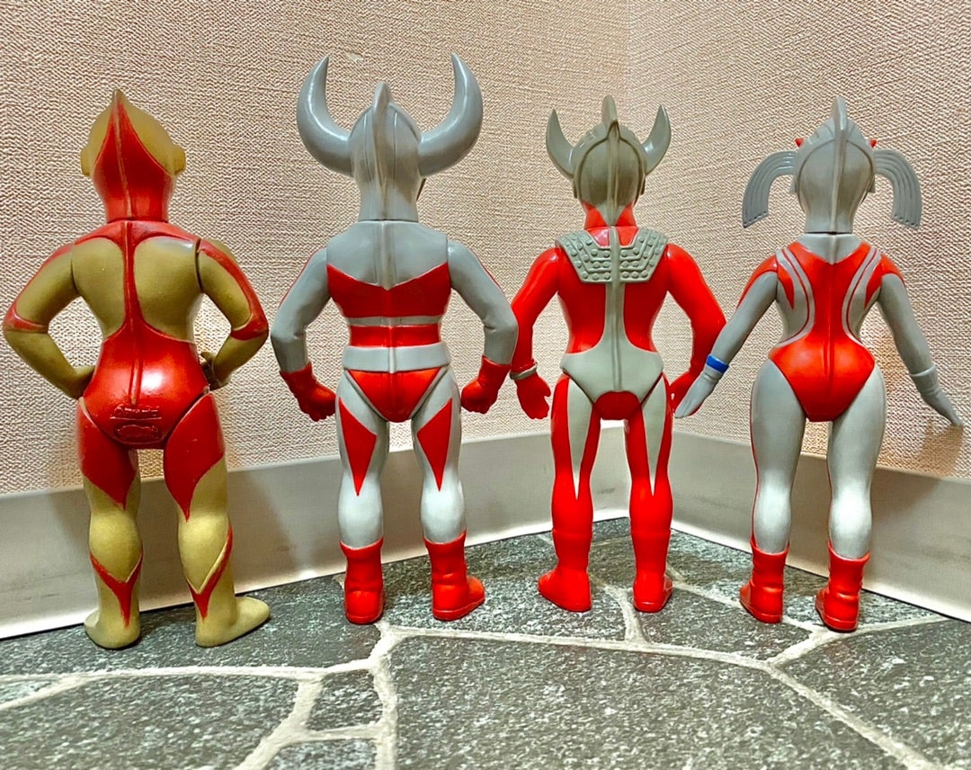 昭和のソフビをリスペクト ハンサムタロウエム製ウルトラマンタロウ