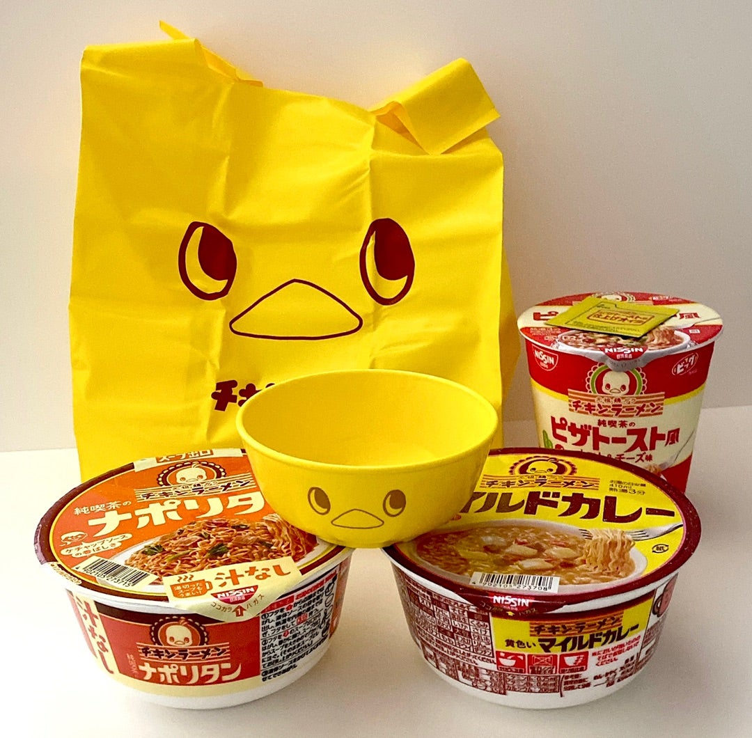 数量限定！コンビニにでもらえる「チキンラーメンひよこちゃん」の小鉢