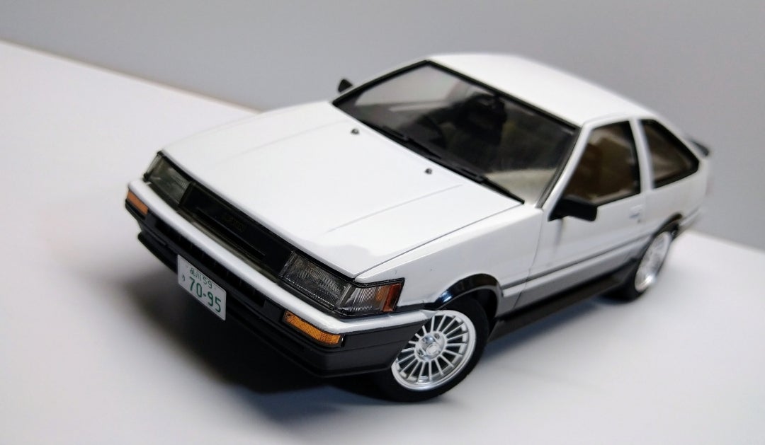 アオシマ 1/24 トヨタ AE86 カローラレビンGT-APEX ''85完成 | Mの
