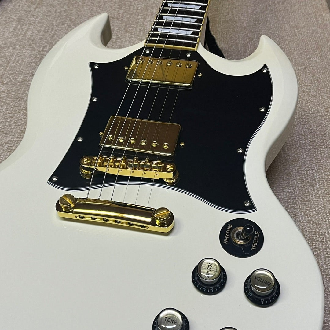 Maison SG-28 ゴールドパーツ化 完了 | ギターいじりは楽しい！