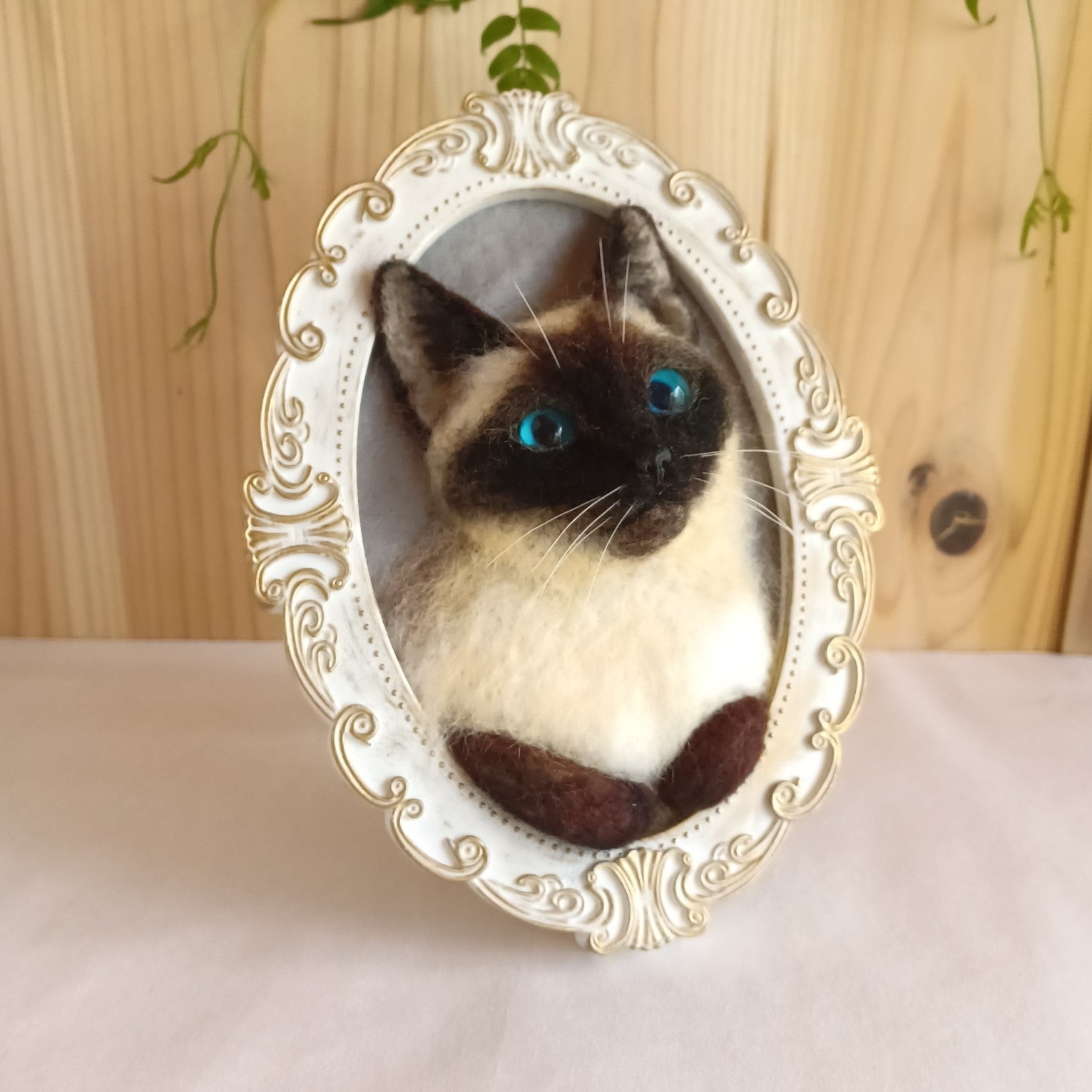 シャムネコさんの羊毛フェルト出来ました。 | アトリエオオノの
