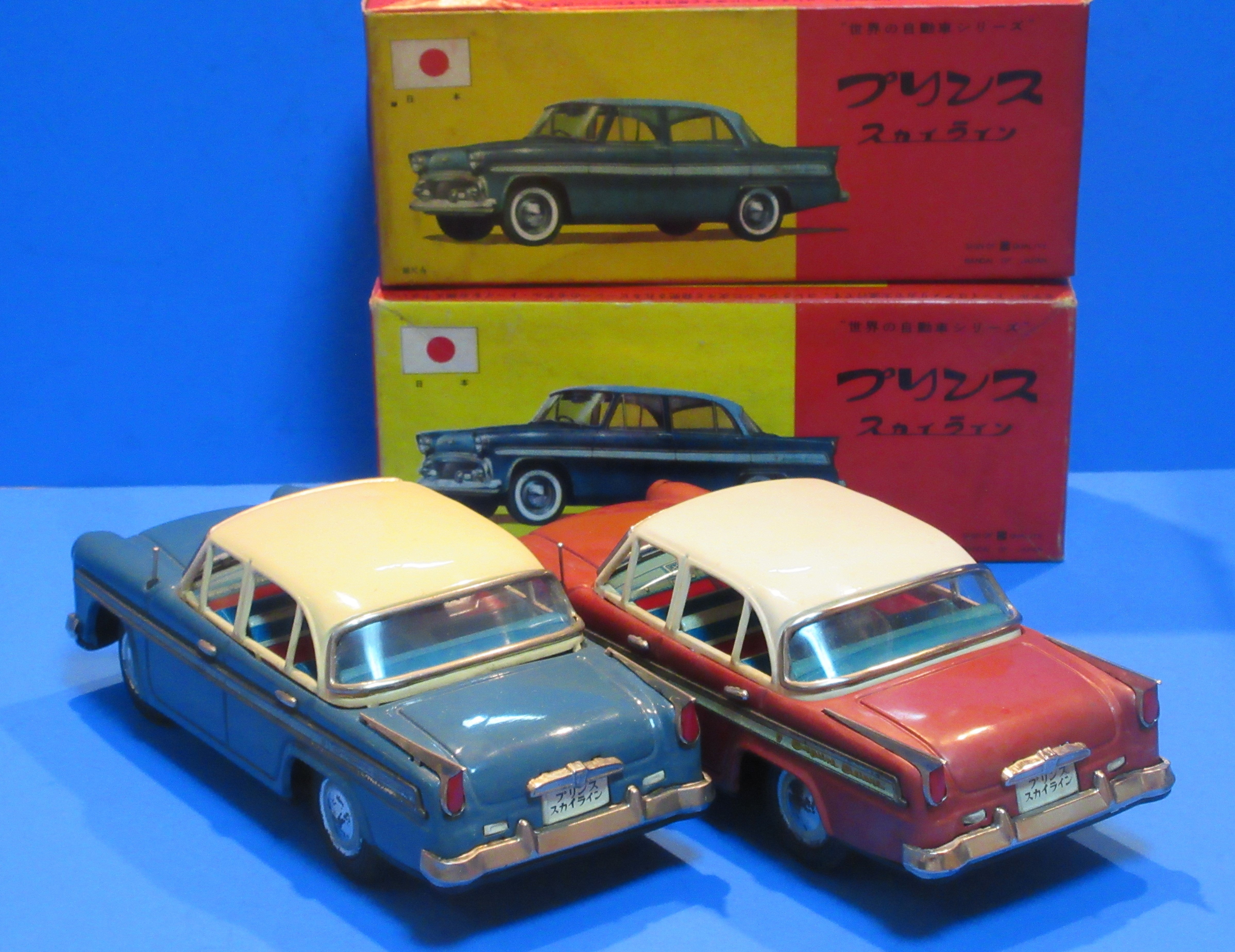 ☆バンダイ(萬代屋)1957年プリンス スカイライン ～ブリキ自動車