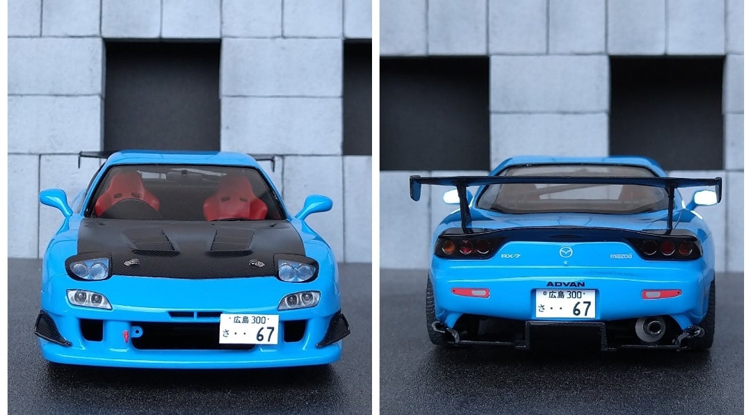 アオシマ 1/24 RD雨宮 FD3S RX-7 ' 99完成 | Mの気ままプラモ製作工房♪