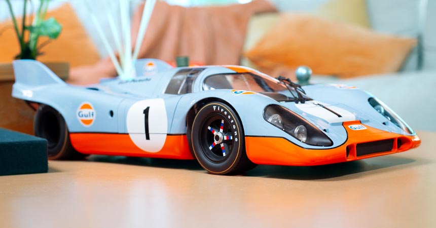 1/8 ポルシェ 917K ガルフエディション 組立キット（ポケール