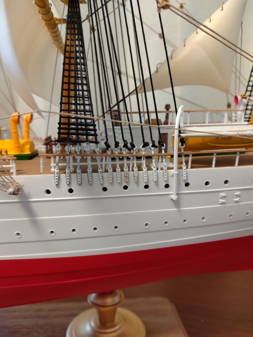 プラモデル アオシマ 1/150 日本丸 | YouTubeは俺には無理だから