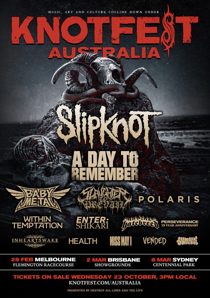 SLIPKNOT ノットフェス以外でもライヴ決定 | ʎʞɹǝ pɐǝɥuǝʞɹᴉq