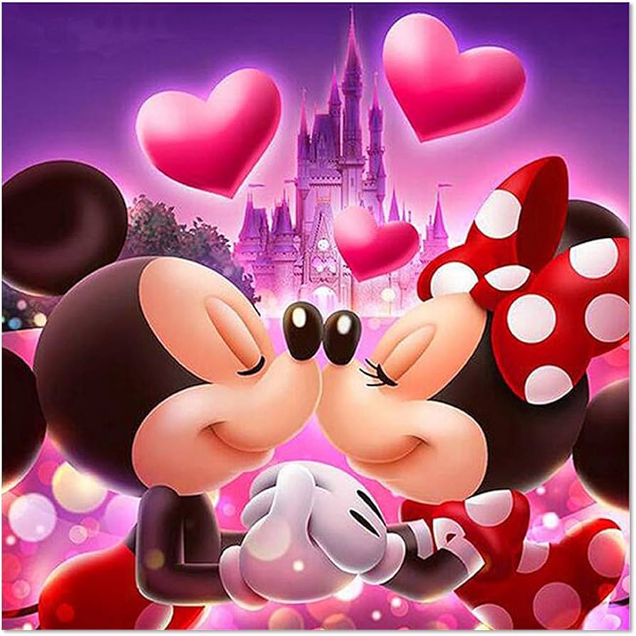 ディズニー絵画 70 Years Of Love ミッキーマウス ミニー ディズニー