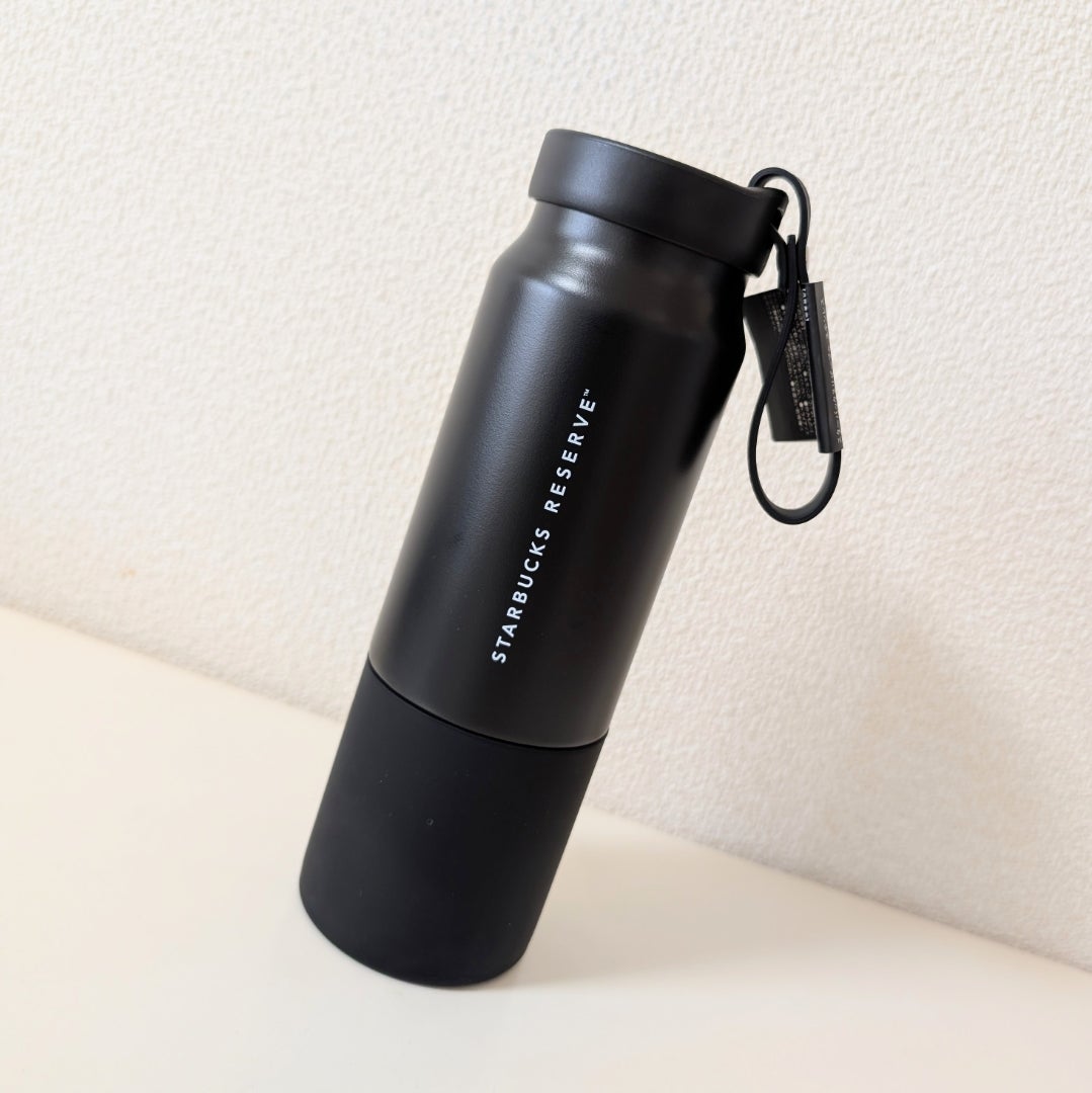 スターバックスリザーブ ステンレスストラップボトル ブラック355ml