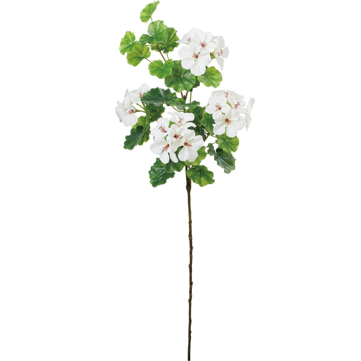 特価◎【造花】YDM/スイングゼラニウムブランチ ホワイト/FA-7623W