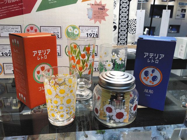 昭和レトロ食器好評 石塚硝子 文具などコラボ商品も：中日新聞Web