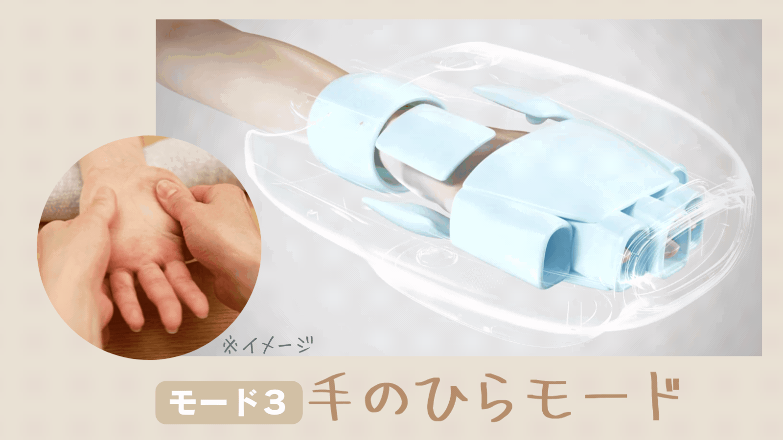 Medifeel立体ハンドサロン 毎日酷使している手に、14個のエアバッグで