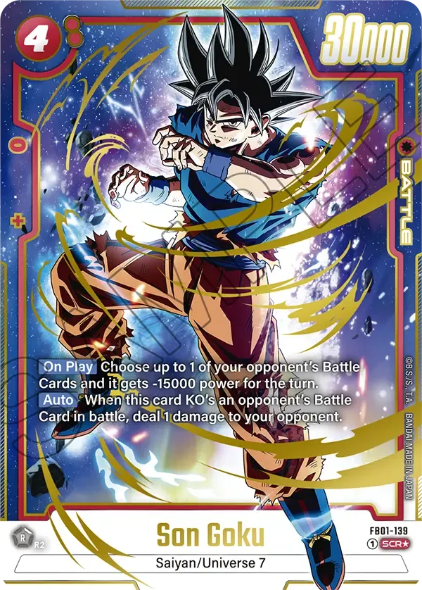SB02-038 Son Goku Dragon Ball Super Card Game Fusion World Card