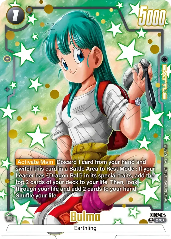 FB03-071 Bulma Dragon Ball Super Card Game Fusion World Card