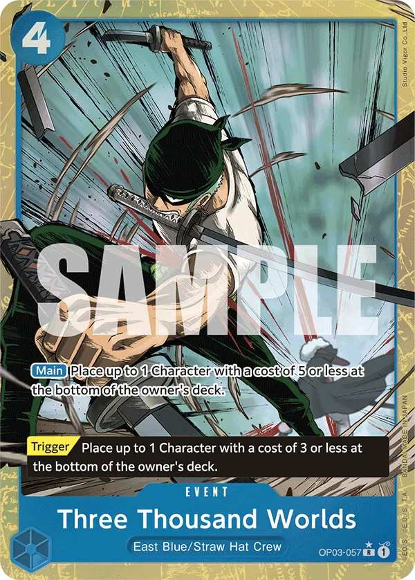 OP03-057_p4 Three Thousand Worlds One Piece Card Game Card | One