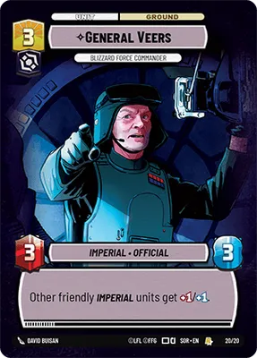 General Veers, Blizzard Force Commander Card | Star Wars