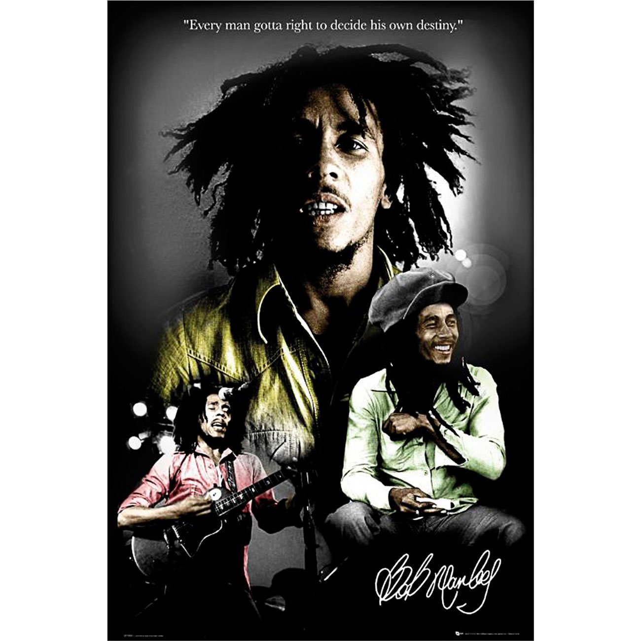 Poster Bob Marley Destino 60x90cm com/sem Moldura - Decore Pronto
