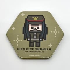ニューダンガンロンパ V3 真宮寺是清 缶バッジ ドット絵 六角 - メルカリ