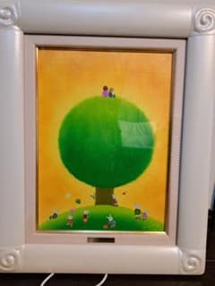 ノブ サチ作 絵画 油絵 ひだまりの時間 - メルカリ