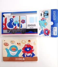 新品未開封】2025万博限定 ICOCA ミャクミャクコラボ パスケースセット