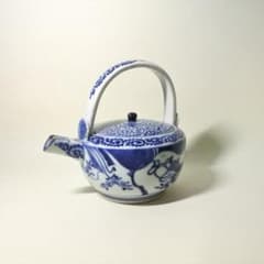 江戸後期 伊万里 薄瑠璃 猪口 酒器 骨董品 アンティーク a c | Shop at