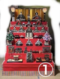 ①発送は2月21日雛壇 7段飾り 春童作 吉野雛 - メルカリ