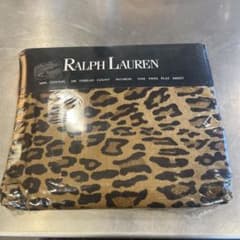 最終価格Ralph Lauren Home ヒョウ柄ツインフラットシーツ - メルカリ