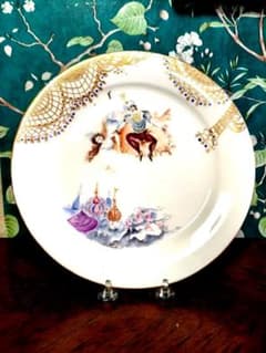 マイセン千夜一夜模写プレートフリーハンド作品 - メルカリ