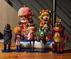 ワンピース A+ Dr.ベガパンク 7点 ガレージキット ガレキ スタチュー