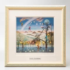 藤城清治 「ともしび」 レフグラフファイン版画 直筆サイン入 限定450