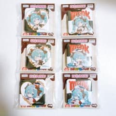 初音ミク×チロルチョコ スクエア缶バッジ 全6種セット - メルカリ