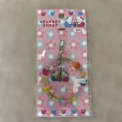 レア‼️アニバーサリーハローキティ ストラップ カラフルビーズ - メルカリ