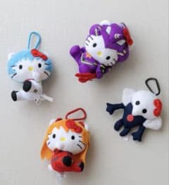 EVA x HELLO KITTYトイキーホルダー アスカ レイ初号機 第4使徒 - メルカリ