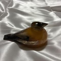 ガラス製 鳥の置物 Golden Finch オイバトイッカ - メルカリ