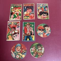 昭和レトロなめんこ昭和30年代初期8枚 - メルカリ