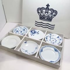 Y3269-2 ロイヤルコペンハーゲン ヒストリーミックス 小皿6枚セット