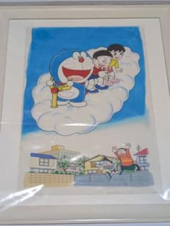 激レア 複製原画 ドラえもん『雪ぐもベース』 シリアル1桁 藤子