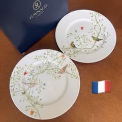 希少品】レイノーリモージュ☆ヒストリーナチュール☆プレート2枚（お