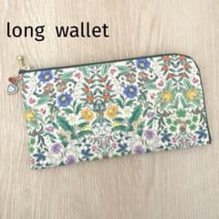 L字型ファスナーポーチ【ロングウォレット】 ユキエモン ハンドメイド
